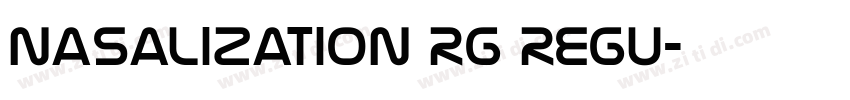 Nasalization Rg Regu字体转换